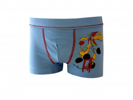 Gasolino boxerky chlapecké s koněm 1458 světle modré